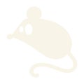 Halloween Flat Eared Tailed Mouse Icon