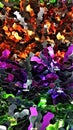 Halloween Colors Foil Texture Background