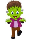 Halloween Frankenstein Mascot