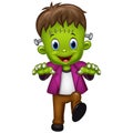 Halloween Frankenstein Mascot Royalty Free Stock Photo