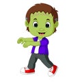 Halloween Frankenstein Mascot Royalty Free Stock Photo