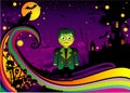 Halloween frankenstein vector Royalty Free Stock Photo