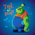 Halloween Frankenstein. Vector character Royalty Free Stock Photo