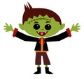 Halloween frankenstein vector stock image Royalty Free Stock Photo