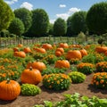 Halloween garden outside house decoration