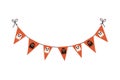 halloween garland with ghost
