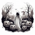 Halloween Ghost Clipart for Kids
