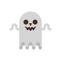 Halloween ghost flat style icon