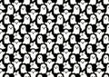 Halloween ghost pattern design for use as wallpaper Royalty Free Stock Photo