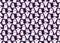Halloween ghost pattern design for use as wallpaper Royalty Free Stock Photo