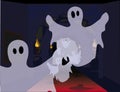 Halloween ghosts