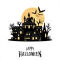 Halloween graphic card background