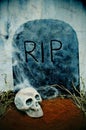 Halloween grave