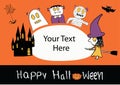 Halloween greeting card