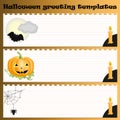 Halloween greeting templates