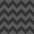 Halloween Grey and Black Horizontal Geometric Zigzag Seamless Pattern Royalty Free Stock Photo