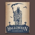 Halloween grim reaper Royalty Free Stock Photo