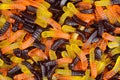 Halloween gummy worm candy Royalty Free Stock Photo