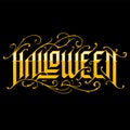 Halloween Hand-Drawn Gothic Lettering