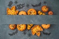 Halloween holiday banner design Royalty Free Stock Photo