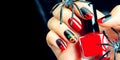 Halloween holiday manicure design ideas