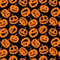 Halloween holiday, seamless background