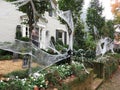 Halloween Home With Spider Webs