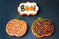 Halloween homemade cookies.