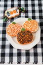 Halloween homemade cookies.