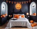 Halloween house autumn residential Royalty Free Stock Photo