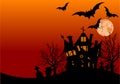 Halloween house flyer