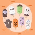 Halloween Ice Cream Set