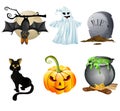 Halloween icon set