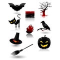 Halloween icon set Royalty Free Stock Photo