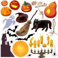 Halloween icon set Royalty Free Stock Photo