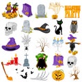 Halloween icon set