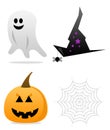 Halloween Icons Royalty Free Stock Photo