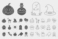 Halloween Icons set 02-06 Royalty Free Stock Photo