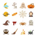 Halloween icons set Royalty Free Stock Photo