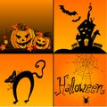 Halloween illustrated backgrounds