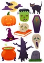 Halloween Illustration Set
