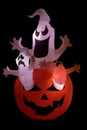 Halloween Inflatable Pumpkin and Ghosts Decoration.