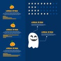 Halloween Infographic Design Collection