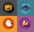 Halloween Inspired flat iIllustrations