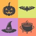 Halloween isolaten vector design elements