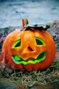 Halloween jack-o'-lantern Royalty Free Stock Photo