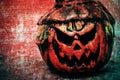 Halloween jack-o'-lantern background Royalty Free Stock Photo