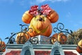 Halloween Jack-O-Lantern at Disneyland, California