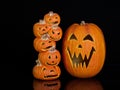 Halloween Jack O Lanterns Royalty Free Stock Photo