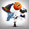Halloween Juggling witch